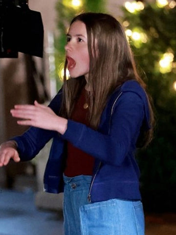 IF 2024 Cailey Fleming Blue Hooded Jacket