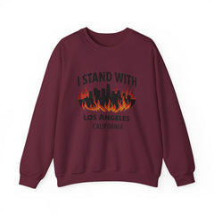 I Stand With Los Angeles California 2025 Sweatshirt
