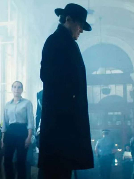 Ian McShane Ballerina 2025 Black Coat