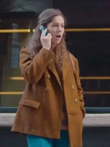 Georgina Amorós In Love All Over Again Brown Coat