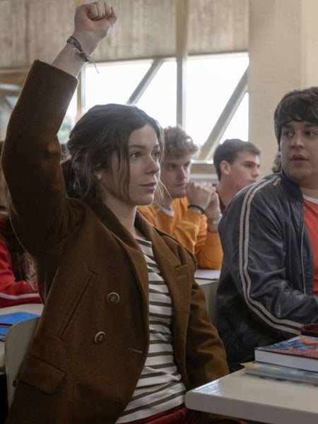 Georgina Amorós In Love All Over Again Brown Coat