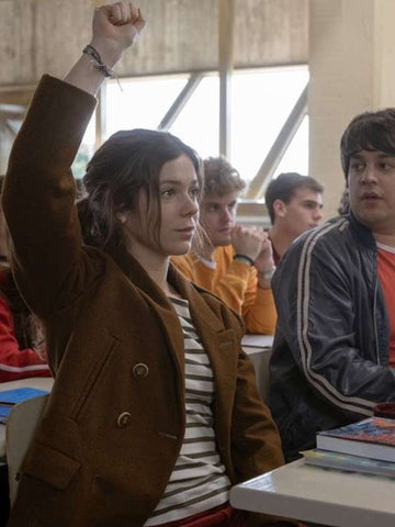 Georgina Amorós In Love All Over Again Brown Coat