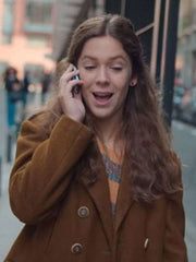 Georgina Amorós In Love All Over Again Brown Coat