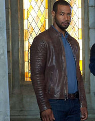Shadowhunters Isaiah Mustafa Brown Leather Jacket