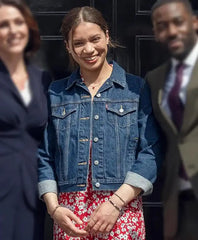 Isobel Akuwudike Hostage Blue Denim Jacket
