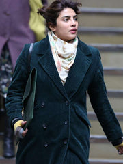 Priyanka Chopra Jonas Love Again Green Trench Coat