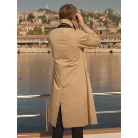 Eddie Redmayne The Day of the Jackal Beige Trench Coat