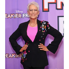 Jamie Lee Freakier Friday 2025 Black Floral Blazer