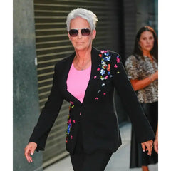 Jamie Lee Freakier Friday 2025 Black Floral Blazer