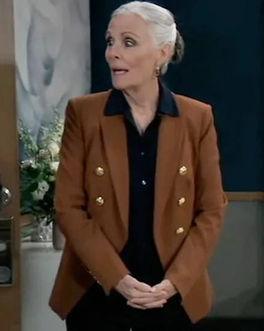 Jane Elliot General Hospital Brown Jacket