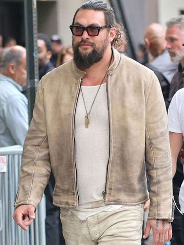 Jason Momoa NYC Leather Jacket