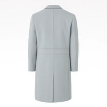 Jeff Bezos Paris Fashion Week Long Grey Coat