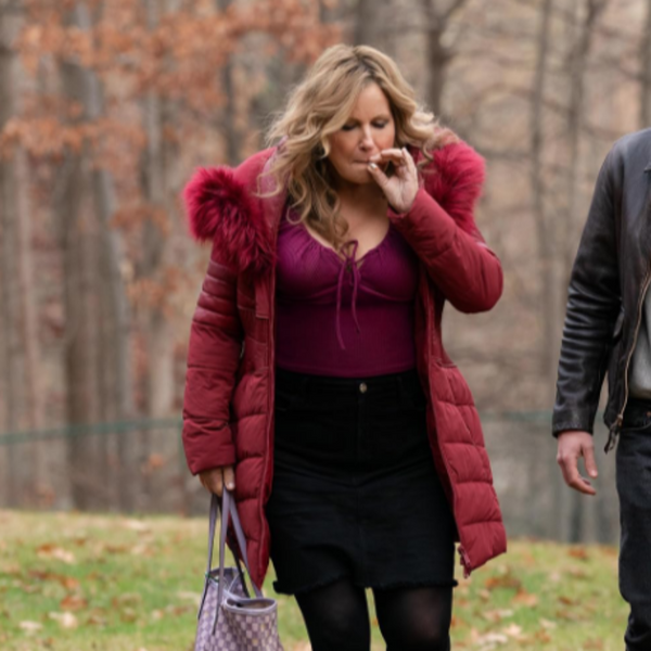 Jennifer Coolidge Riff Raff 2025 Puffer Coat
