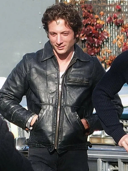 Jeremy Allen White Deliver Me From Nowhere Black Jacket