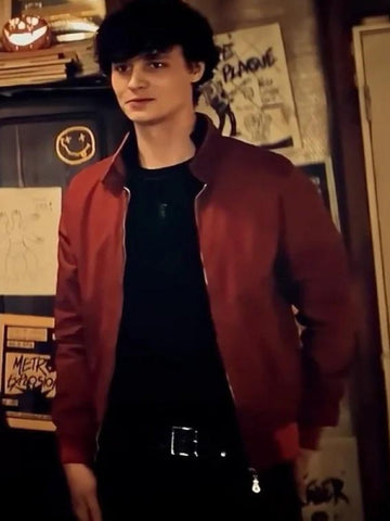 Jeremy Beetlejuice Beetlejuice 2024 Red Jacket