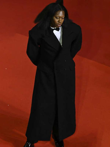 Jeremy O. Harris The Idol 2023 Black Coat