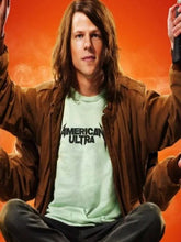 American Ultra Jesse Eisenberg Suede Leather Jacket