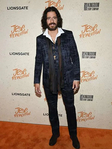 Jonathan Roumie Jesus Revolution Film Premiere Suit
