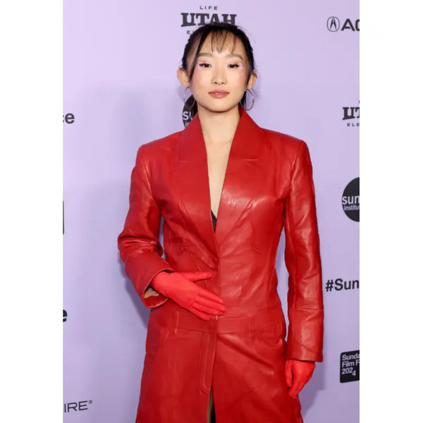 Ji-young Yoo Freaky Tales Leather Coat