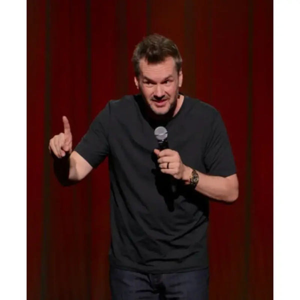 Jim Jefferies Two Limb Policy Black Shirt