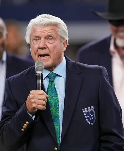 Jimmy Johnson Dallas Cowboys Ring Of Honor Blue Blazer