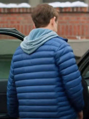 Jingle Bell Love 2024 Joey McIntyre Blue Puffer Jacket
