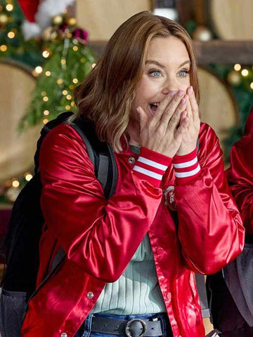 Jingle Bell Run 2024 Ashley Williams Red Jacket