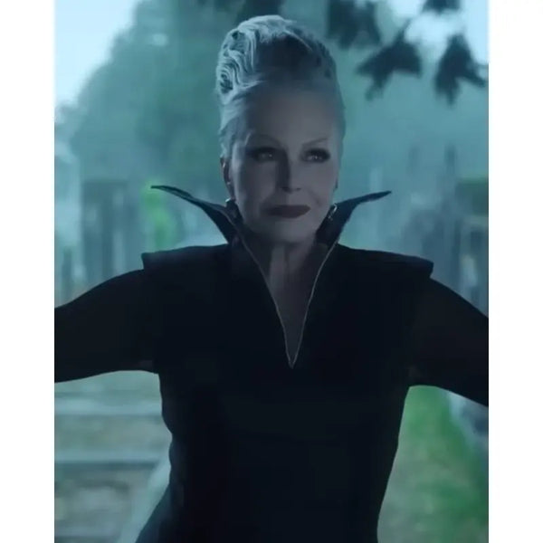 Joanna Lumley Wednesday S02 Black Vest