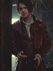 The Witcher S03 Joey Batey Leather Coat