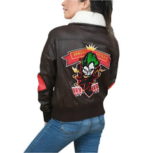 Jokers Wild Harley Quinn Bombshell Shearling Jacket