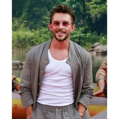 Jonathan Bailey Jurassic World Rebirth Premiere Jacket