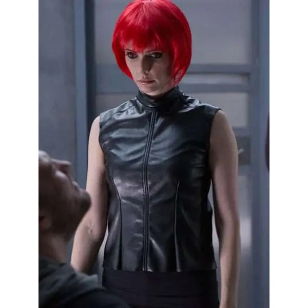 Juliette Silverton Grimm Black Leather Vest