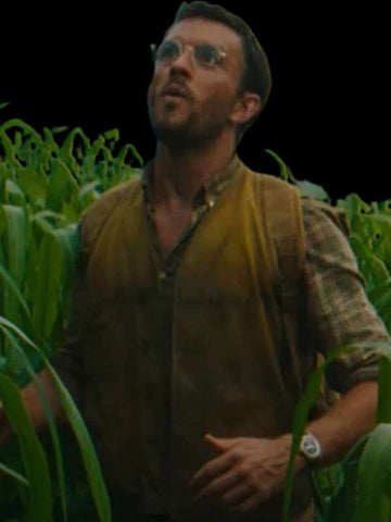 Jonathan Bailey Jurassic World Rebirth Brown Vest