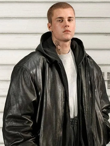 Justin Bieber Black Jacket