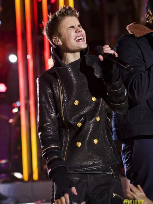 Justin Bieber Christmas Concert Leather Jacket