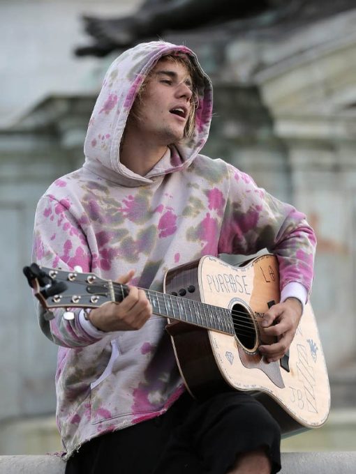 Justin Bieber Tie Dye Hoodie