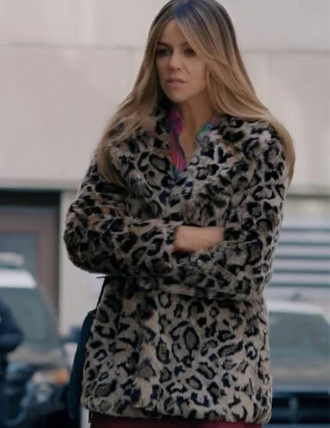 Kaitlin Olson High Potential Leopard Coat