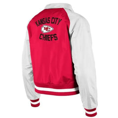 Kansas City Chiefs Coaches Red Satin Jacket