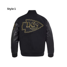 Kansas City Chiefs Black Wool Varsity Jacket