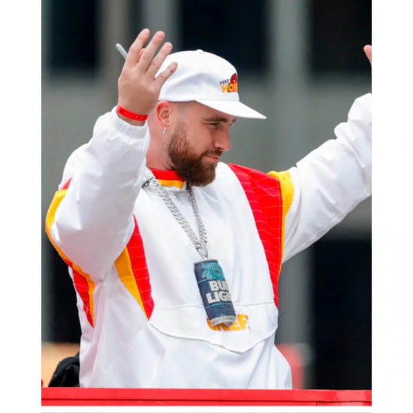 Travis Kelce Chiefs Super Bowl Parade Jacket