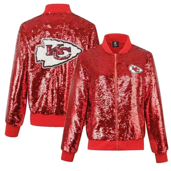 Kansas City Chief Red Sequins Jacket
