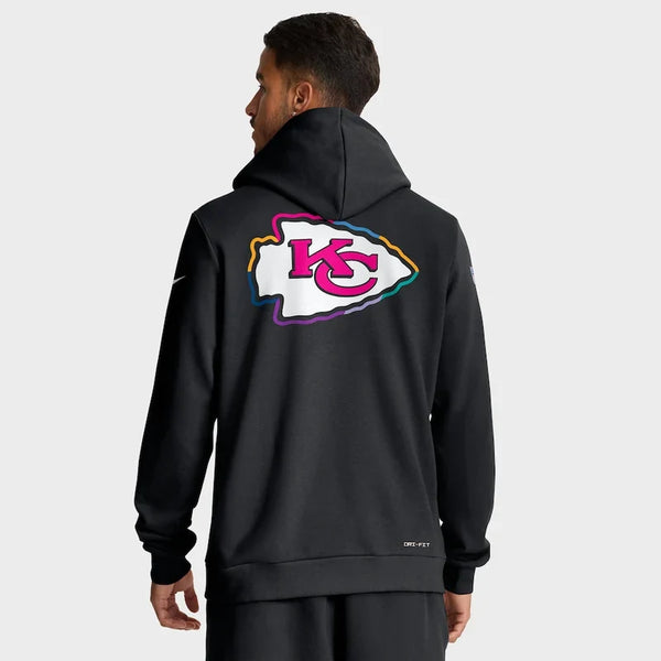 Kansas City Chiefs Black 2025 Dri-FIT Hoodie