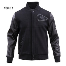 Kansas City Chiefs Black Wool Varsity Jacket