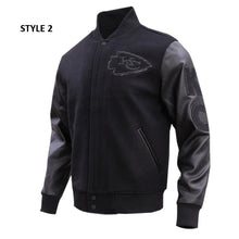 Kansas City Chiefs Black Wool Varsity Jacket