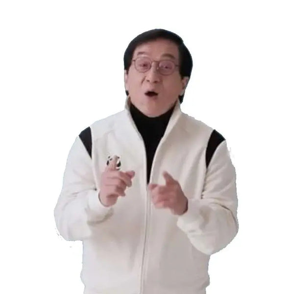 Karate Kid Legends 2025 Jackie Chan White Bomber Jacket