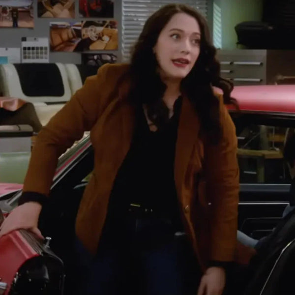 Kat Dennings Shifting Gears 2025 Velvet Blazer