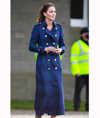 Kate Middleton Holland Cooper Tartan Coat