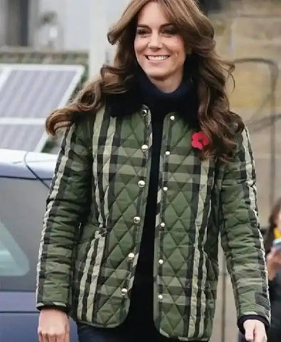Kate Middleton Quilted Burberry Jacket