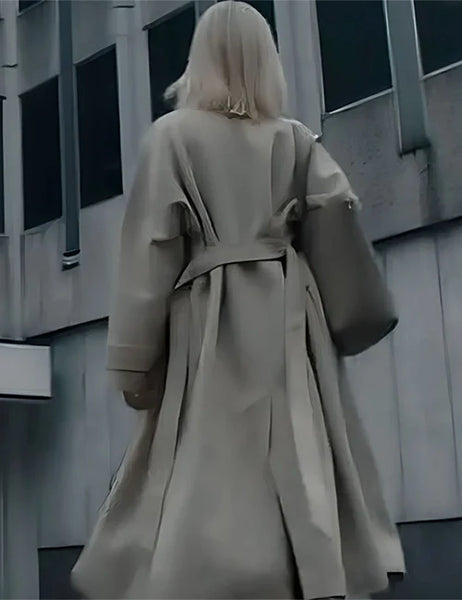 Katherine Kelly The Crow Girl Beige Coat