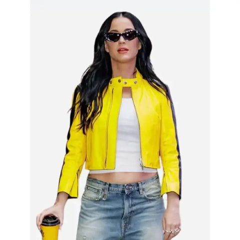 Katy Perry Biker Leather Jacket
